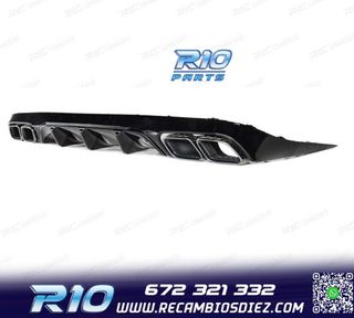 DIFUSOR MERCEDES CLASE E C238 16- AMG NEGRO BRILLO LOOK E63