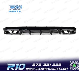 DIFUSOR MERCEDES CLASE E C238 16- AMG NEGRO BRILLO LOOK E63