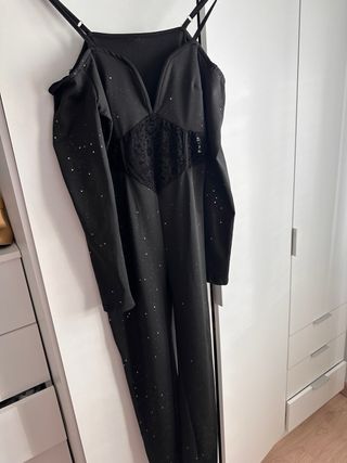 Mono sexy encaje brillo XS