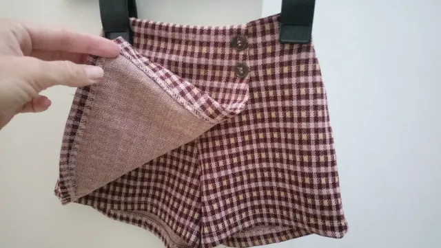 Falda pantalón Zara cuadros