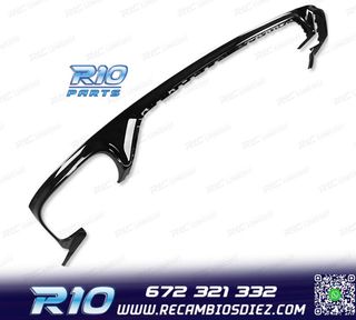 DIFUSOR AUDI Q8 19-23 LOOK SQ8 NEGRO + COLAS ESCAPE CROMO