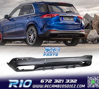 DIFUSOR MERCEDES GLE W167 AMG 19- LOOK AMG GLE63 NEGRO