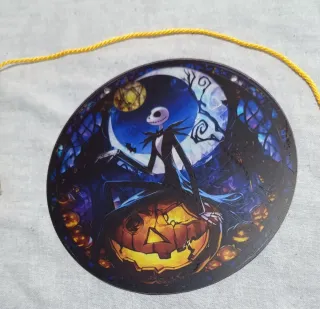 Targa Jack Skellington acrilico trasparente