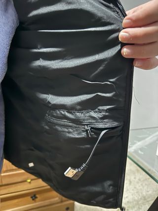 Chaleco con calefactores