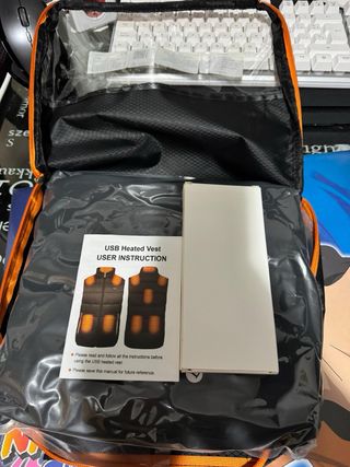 Chaleco con calefactores