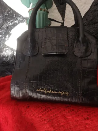 Bolso Piel Adolfo Dominguez Negro