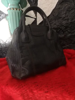 Bolso Piel Adolfo Dominguez Negro