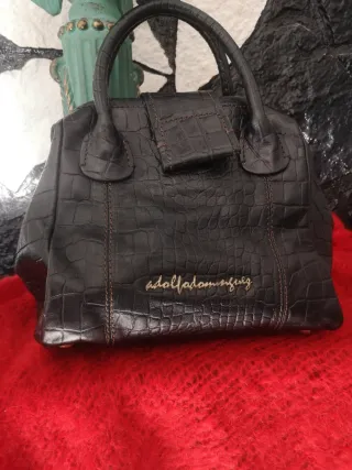 Bolso Piel Adolfo Dominguez Negro