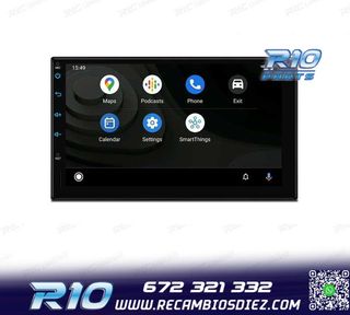 RADIO GPS ANDROID 14 2DIN 7" MULTIMEDIA GPS HD 3 USB SD
