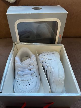 Zapatos Bebe Nike Blancos
