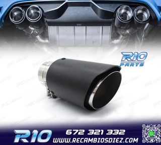 COLA ESCAPE CARBONO UNIVERSAL TIPO AKRAPOVIC 76MM