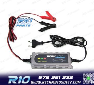 CARGADOR DE BATERIA COCHE MOTO BARCO 12V