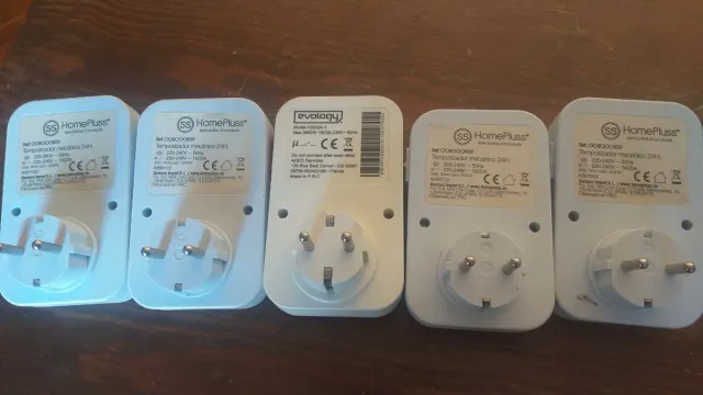 5 Temporizadores Mecânicos 24h