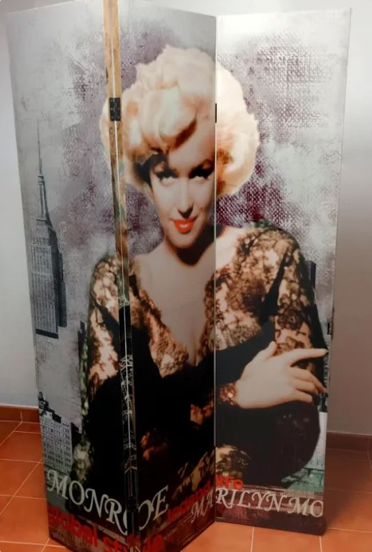 Biombo Marilyn Monroe Torre Eiffel