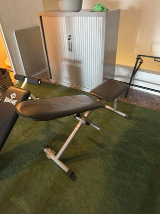 2 Bancos de pesas y abdominales