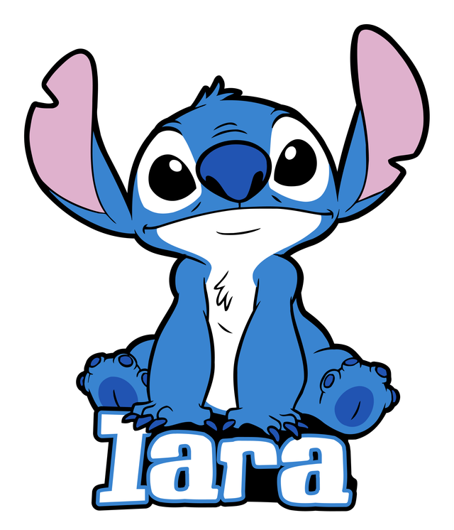 Luz de Noche Stitch - Iara, Breatriz y Diana