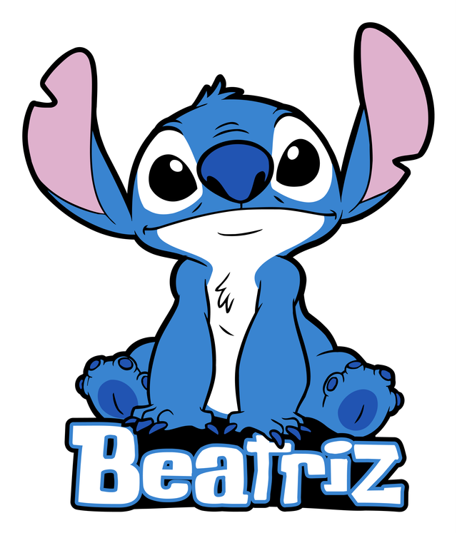 Luz de Noche Stitch - Iara, Breatriz y Diana