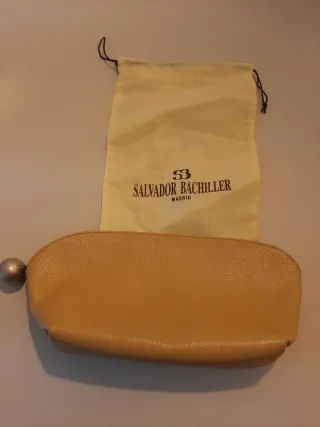 Cartera de piel de Salvador Bachiller camel