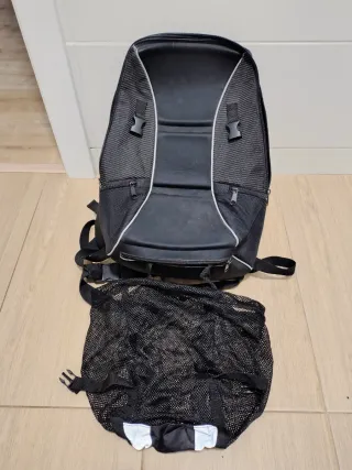 Mochila de moto negra