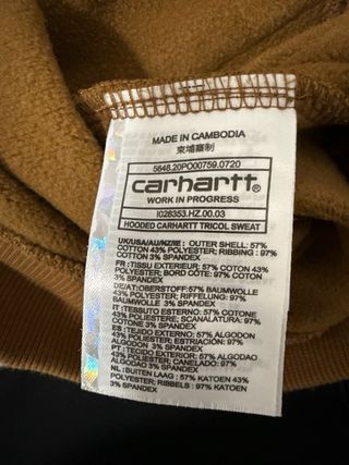 Sudadera Carhartt tricolor