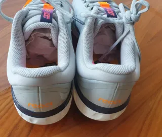 Nike Alpha Huarache Elite 4 Tacos Grises Naranja