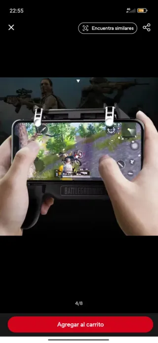 Mando Gaming con Ventilador para Móvil