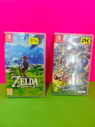 Zelda Breath of the Wild y Mario Strikers Switch