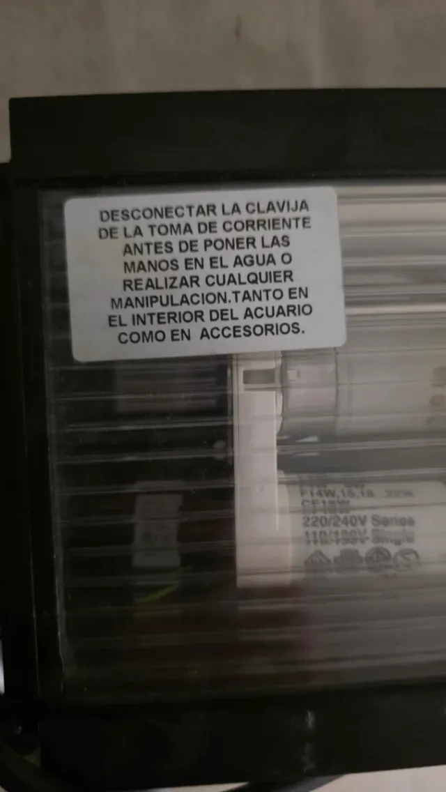 Luz LED para acuario/terrario