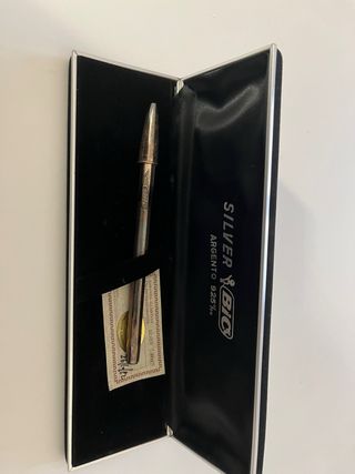 Penna BIC Argento 925% in astuccio