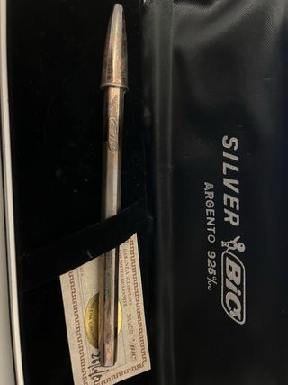 Penna BIC Argento 925% in astuccio