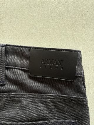 Pantalón Armani Jeans Negro Talla