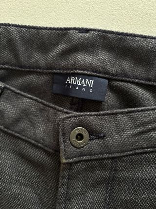 Pantalón Armani Jeans Negro Talla