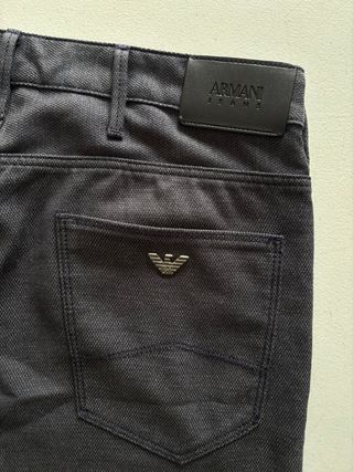 Pantalón Armani Jeans Negro Talla