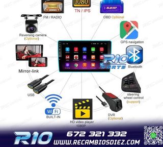 RADIO 9" GPS ANDROID 13 QUAD CORE 64GB ROM