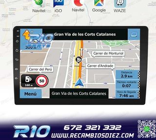 RADIO 9" GPS ANDROID 13 QUAD CORE 64GB ROM