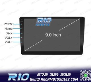 RADIO 9" GPS ANDROID 13 QUAD CORE 64GB ROM