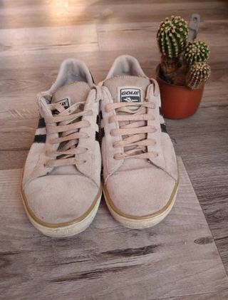 Scarpe Gola beige e nere