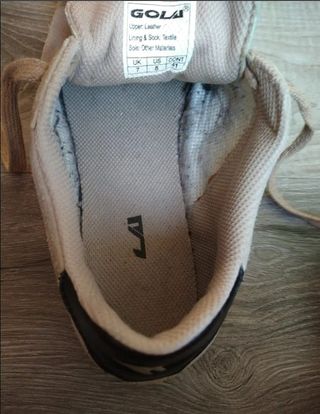 Scarpe Gola beige e nere