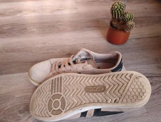 Scarpe Gola beige e nere