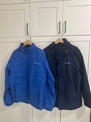 Chaqueta 2 en 1 Columbia Omni-Tech Azul.