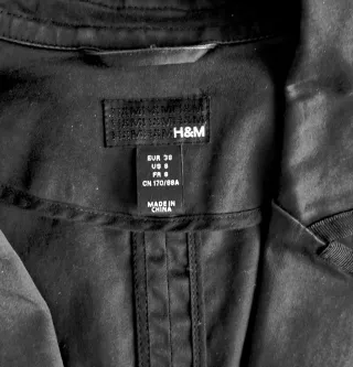 Blazer H&M nero taglia Eur 38