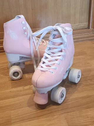 Patines Oxelo rosas talla 36