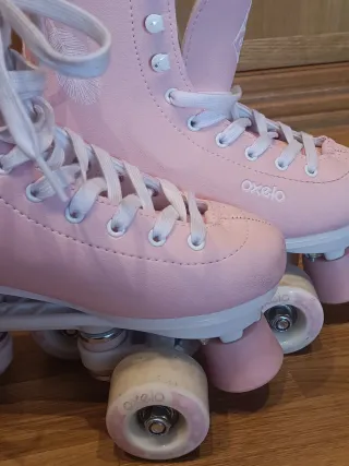 Patines Oxelo rosas talla 36