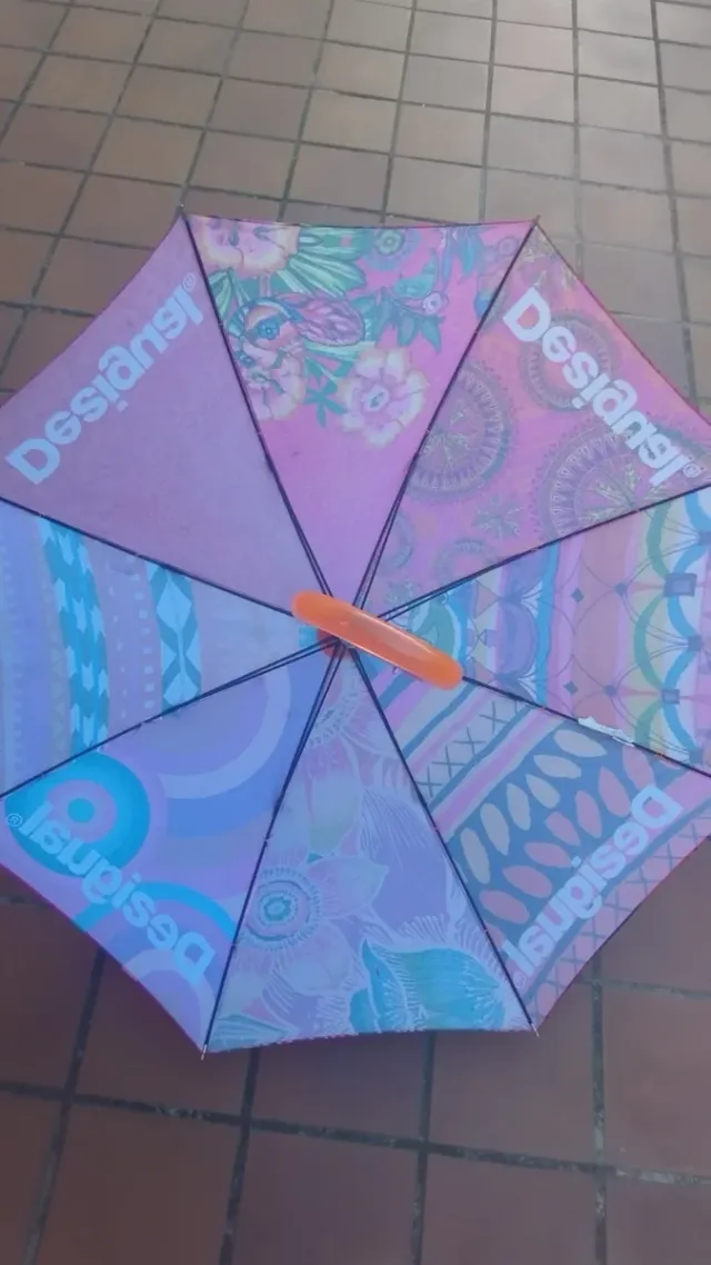 Paraguas Desigual Grande Multicolor