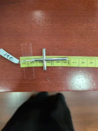 Cruz Grande Palo Ancho Plata