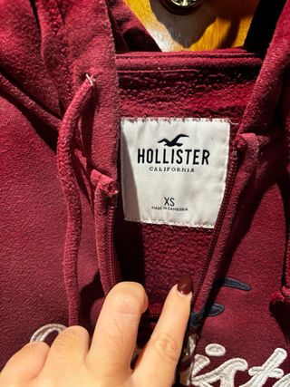 Chaqueta Hollister Roja Mujer