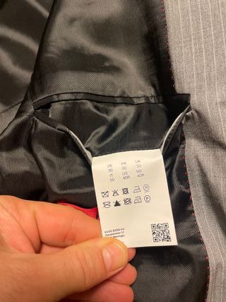 Americana Hugo Boss Gris Talla M