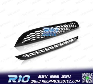 PARRILLA MINI COOPER 01-06 LOOK S NEGRO BRILLO