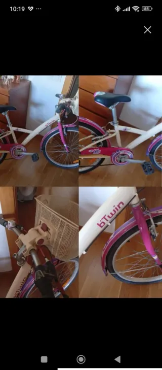 Bicicleta Btwin mediana