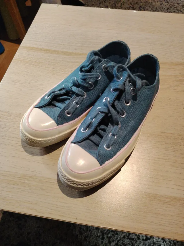 Converse Talla 37.5 Azul/Rosa